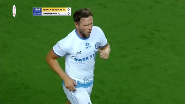 Greg Stewart scores stunning free-kick in India
